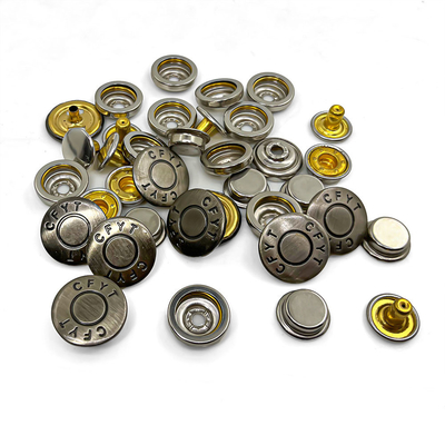 Wholesale Coat Trench Invisible Button Metal Snap Button Brass Snap Button