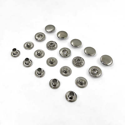 Custom 4 Parts Brass 24L Press Snap Fastener Metal Snap Button for Clothing
