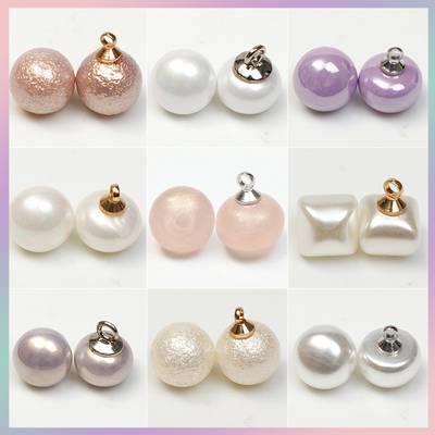 Wholesale 10MM Pearl Button Plastic Sew Pearl Button Handmade Button for Ladies Clothes